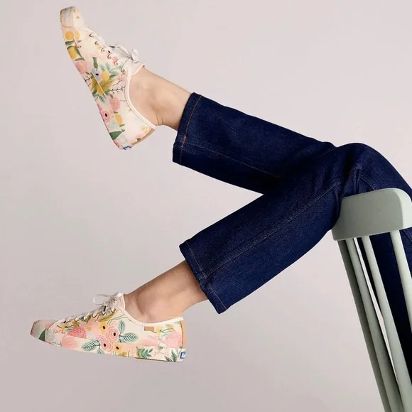 KEDS X Rifle Paper Co Kickstart Garden Party Sneakers - Picture 2 of 13